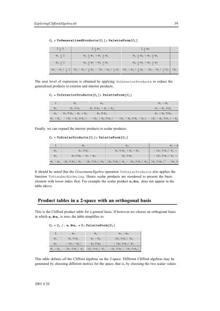 Grassmann Algebra