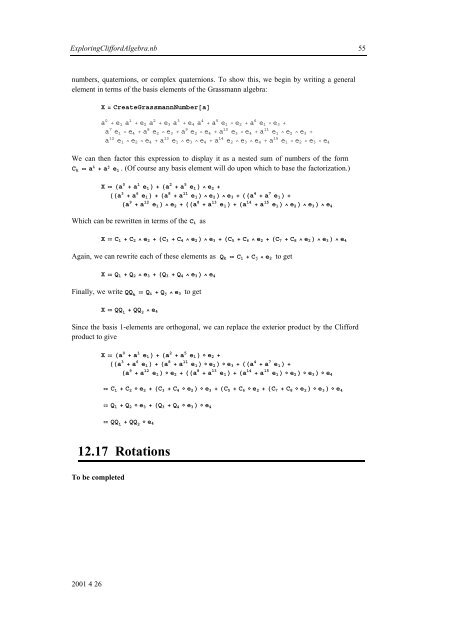 Grassmann Algebra