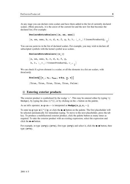 Grassmann Algebra