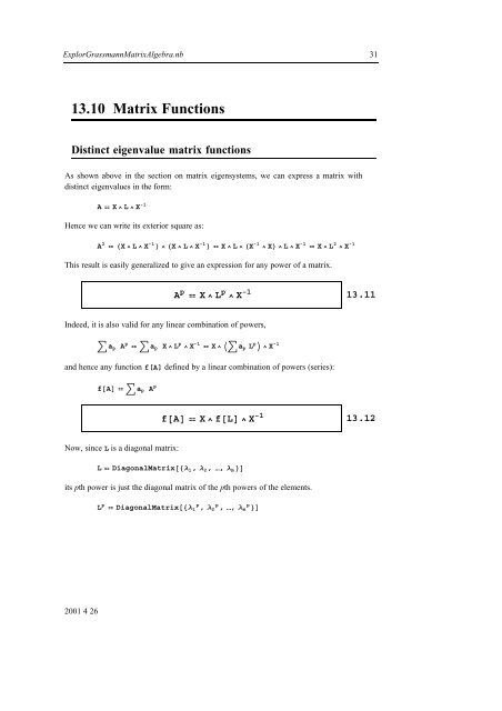 Grassmann Algebra