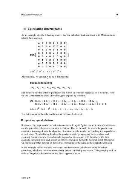 Grassmann Algebra