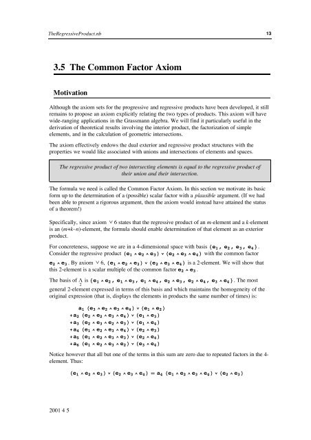 Grassmann Algebra