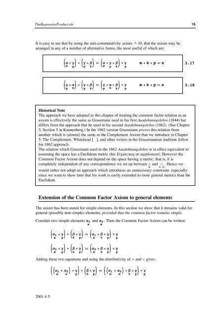 Grassmann Algebra