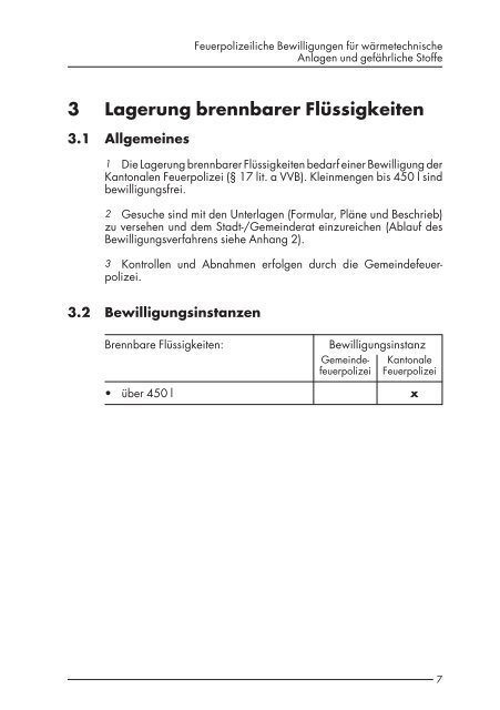 Feuerpolizeiliche Bewilligungen für wärmetechnische Anlagen - GVZ