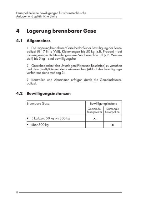 Feuerpolizeiliche Bewilligungen für wärmetechnische Anlagen - GVZ