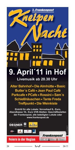 April - Hof Programm