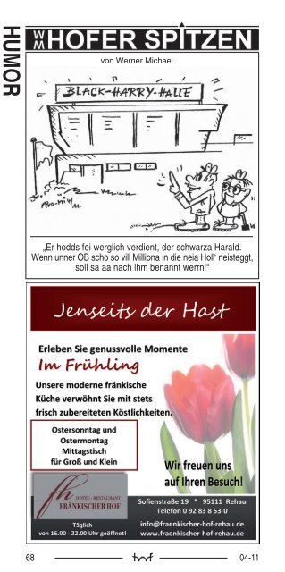 April - Hof Programm