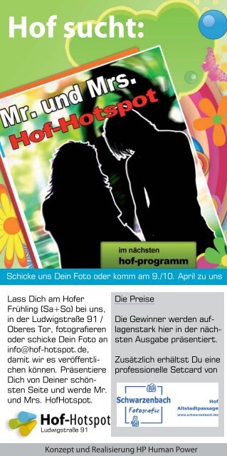 April - Hof Programm