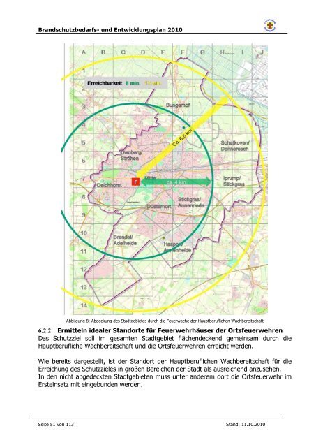 Brandschutzbedarfsplan - bei der Feuerwehr Delmenhorst