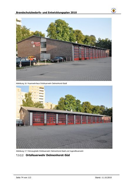 Brandschutzbedarfsplan - bei der Feuerwehr Delmenhorst