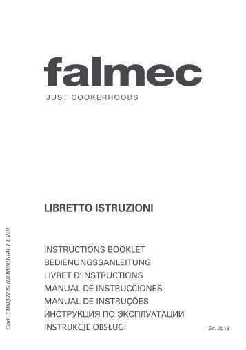 LIBRETTO ISTRUZIONI - Falmec