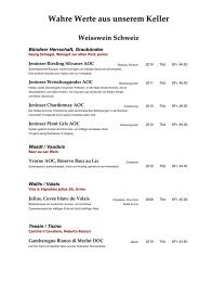 Rotwein Italien - Restaurant Florians Weinstube