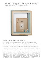 Kunst und Handel mal anders. - FIZ Fachstelle Frauenhandel und ...