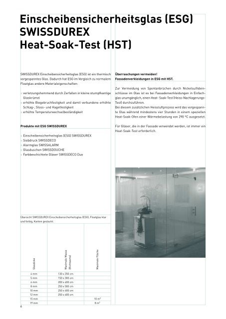 Dokument Sicherheit aus Glas