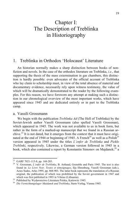 TREBLINKA: - Holocaust Handbooks