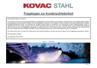 Fragebogen zur Kundenzufriedenheit - kovac