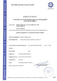 TÜV Zertifikat Schweißen - kovac