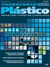 Clasificación por categorías de productos y servicios - Plastico