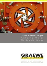 Trenneinrichtungen C u t t i n g U n i t s Unites de coupe - GRAEWE