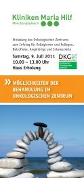 Flyer (PDF 3MB) - Kliniken Maria Hilf GmbH