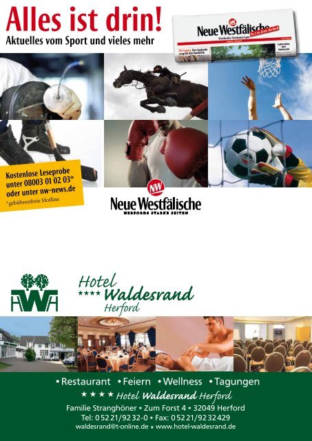 Herforder Sportgala Programmheft 2013 - Stadtsportverband