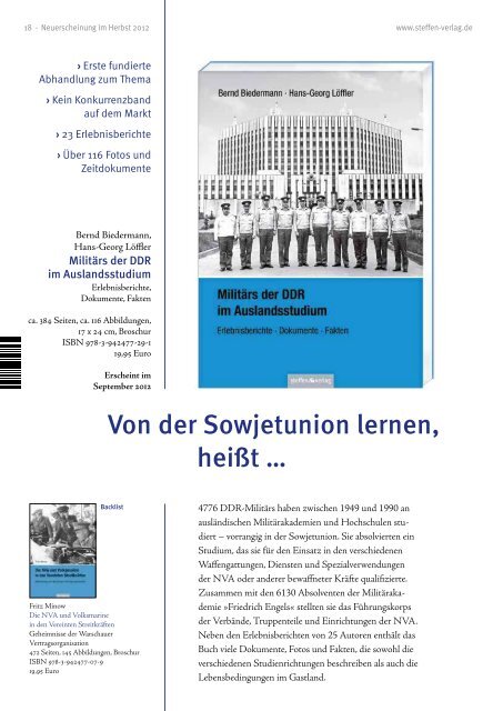 herbst | 2012 - Steffen Verlag