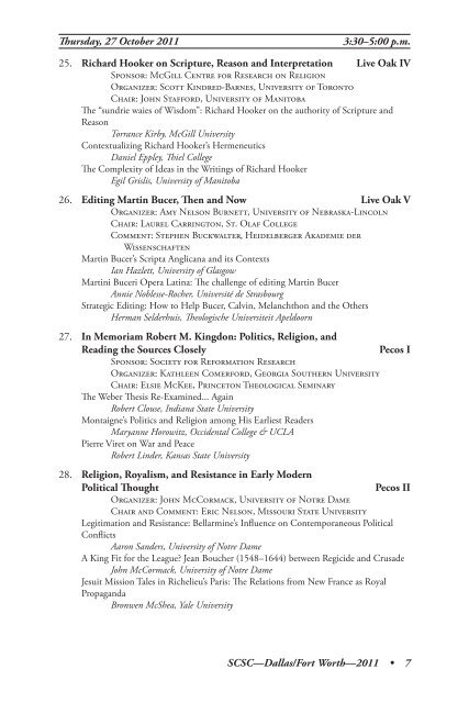 Sixteenth Century Society and Conference