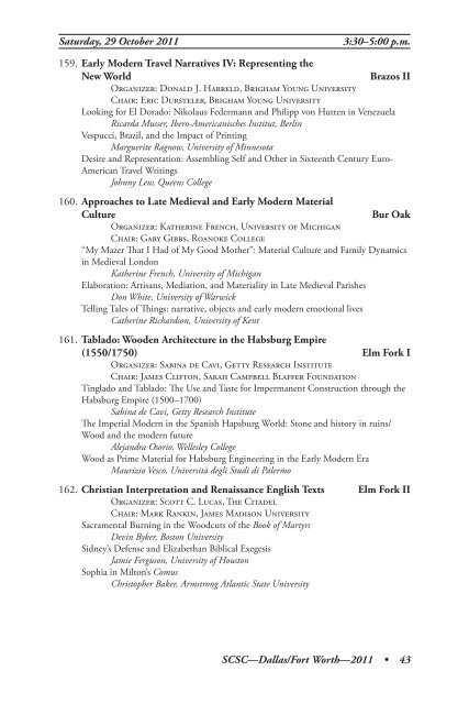 Sixteenth Century Society and Conference