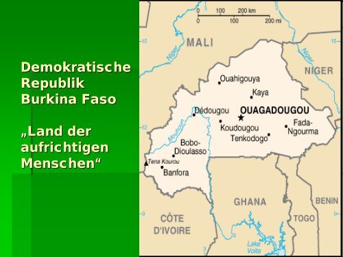 Projekt Burkina Faso - Stubenbastei