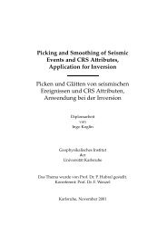 Picking and Smoothing of Seismic Events and CRS Attributes ...