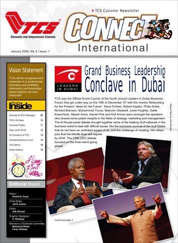 Conclave in Dubai - TCS Courier