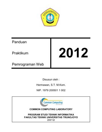 Panduan Praktikum Pemrograman Web