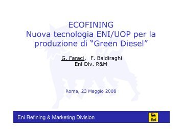 Green Diesel - TransDolomites
