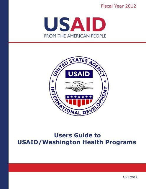 Users Guide to USAID/Washington Health Programs