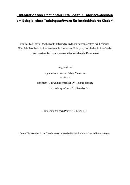 master thesis submission rwth