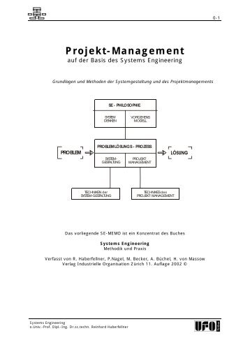 Projekt-Management - Institut für Unternehmungsführung und ...