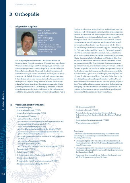 Qualitätsbericht 2011 Campus Kiel [PDF] - UKSH ...