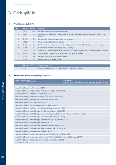 Qualitätsbericht 2011 Campus Kiel [PDF] - UKSH ...