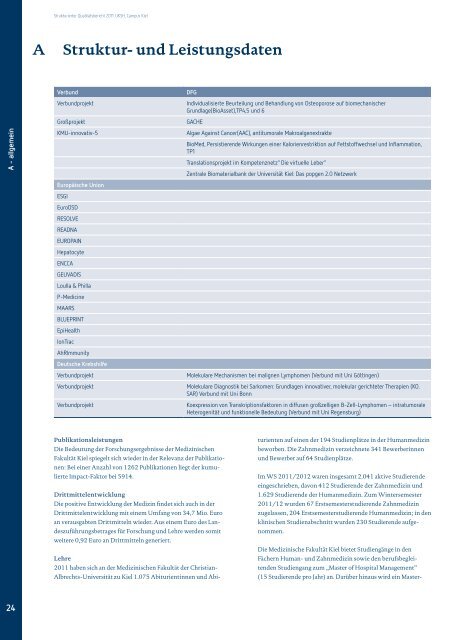 Qualitätsbericht 2011 Campus Kiel [PDF] - UKSH ...