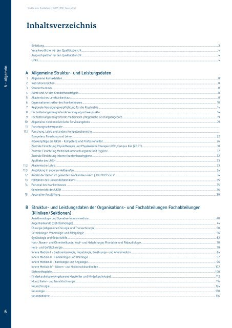 Qualitätsbericht 2011 Campus Kiel [PDF] - UKSH ...