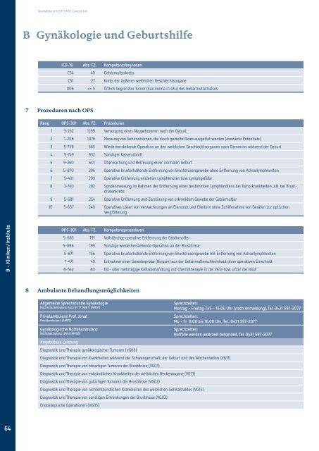 Qualitätsbericht 2011 Campus Kiel [PDF] - UKSH ...