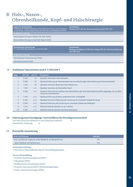 Qualitätsbericht 2011 Campus Kiel [PDF] - UKSH ...