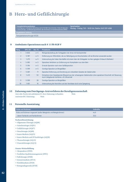 Qualitätsbericht 2011 Campus Kiel [PDF] - UKSH ...