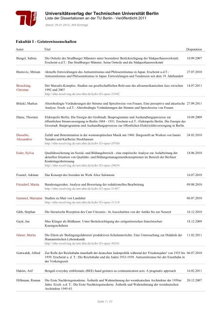 Welcome – Berlin Doctoral Programs