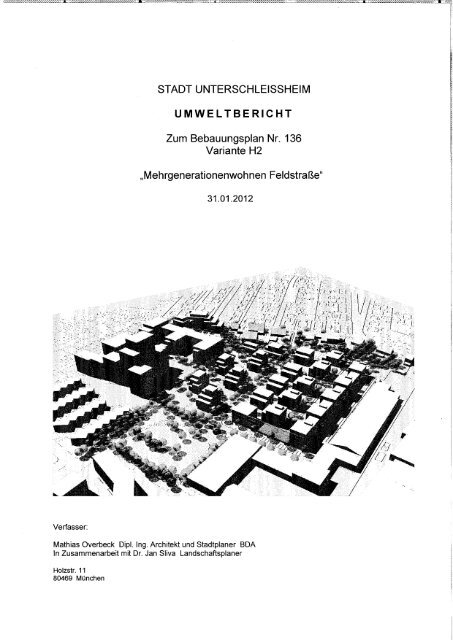 Mehrgenerationenwohnen Feldstraße - Stadt Unterschleißheim