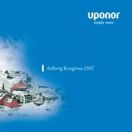 Arlberg Kongress 2007 - Uponor