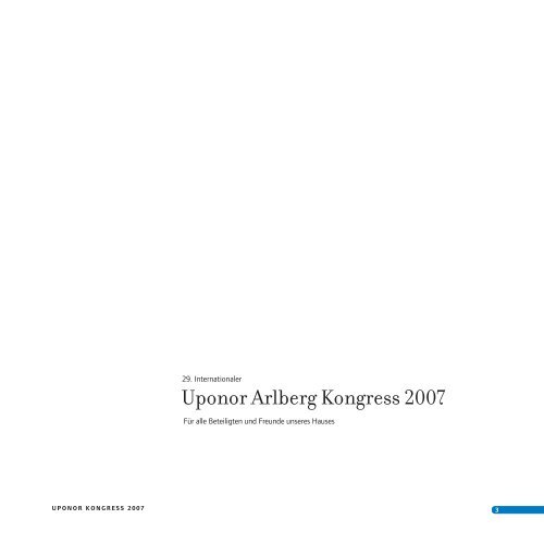 Arlberg Kongress 2007 - Uponor