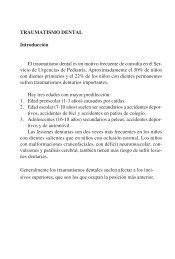 TRAUMATISMO DENTAL Introducción El traumatismo dental es un ...