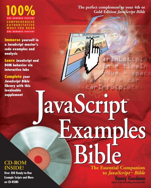 JavaScript Examples Bible - UserWorks Technologies