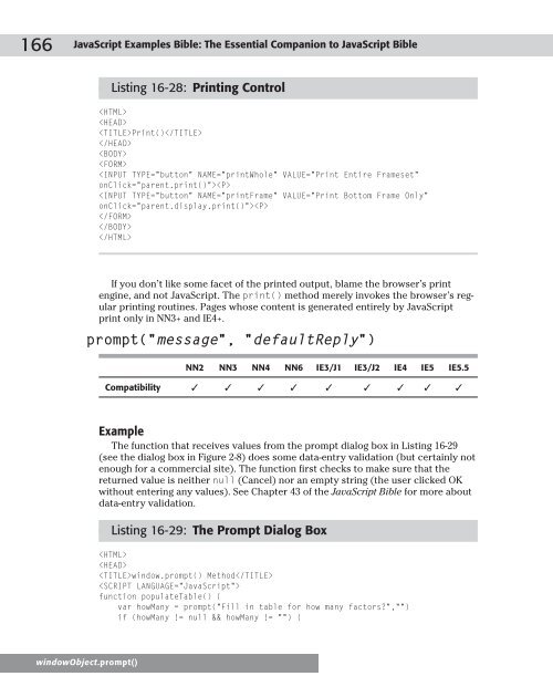 JavaScript Examples Bible - UserWorks Technologies